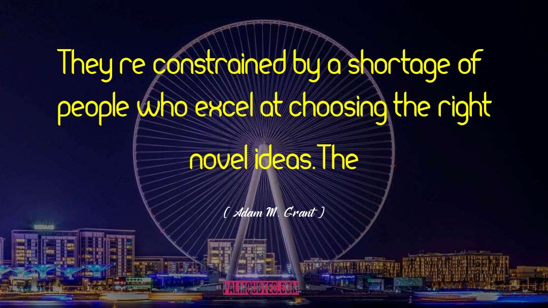 Novel Ideas quotes by Adam M. Grant