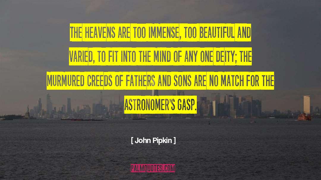 Novel Of The Imagination quotes by John Pipkin