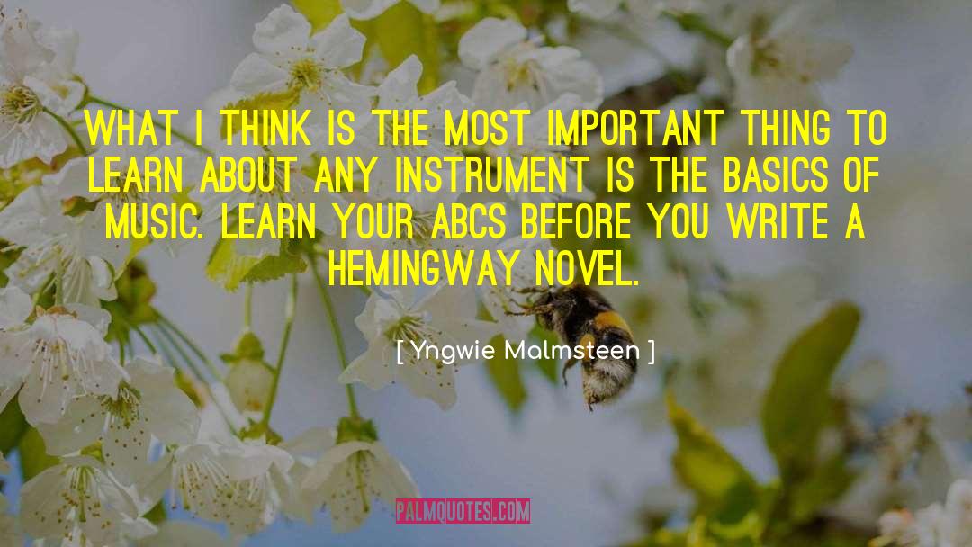 Novel Writing quotes by Yngwie Malmsteen