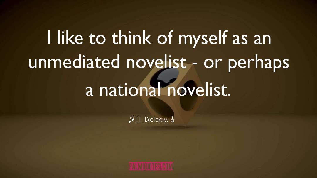 Novelist quotes by E.L. Doctorow