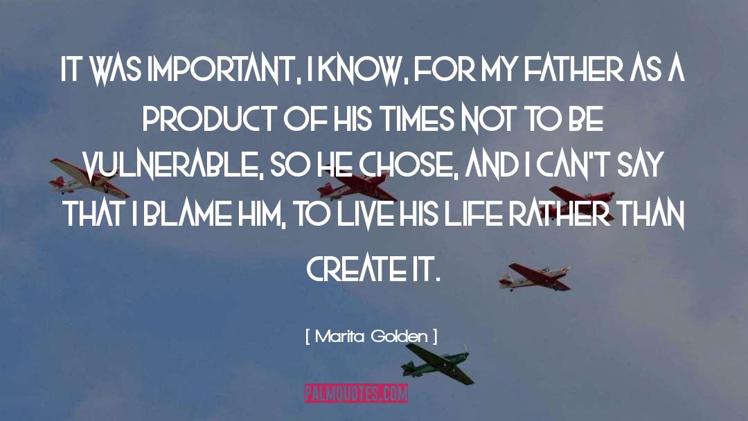 Novelists Life quotes by Marita Golden