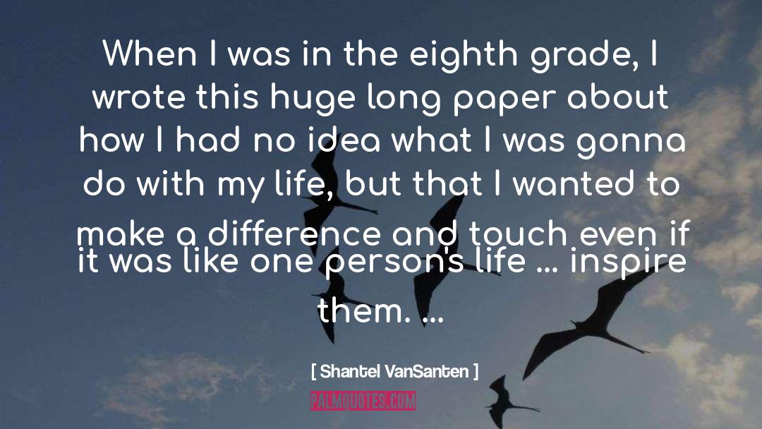Novelists Life quotes by Shantel VanSanten