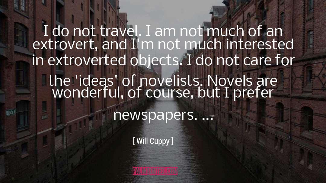 Novelists quotes by Will Cuppy