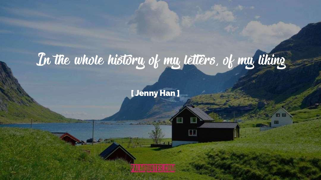 Novels quotes by Jenny Han