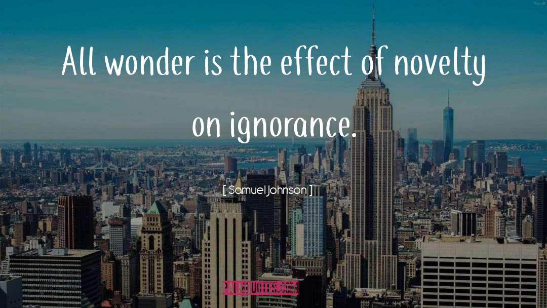 Novelty quotes by Samuel Johnson