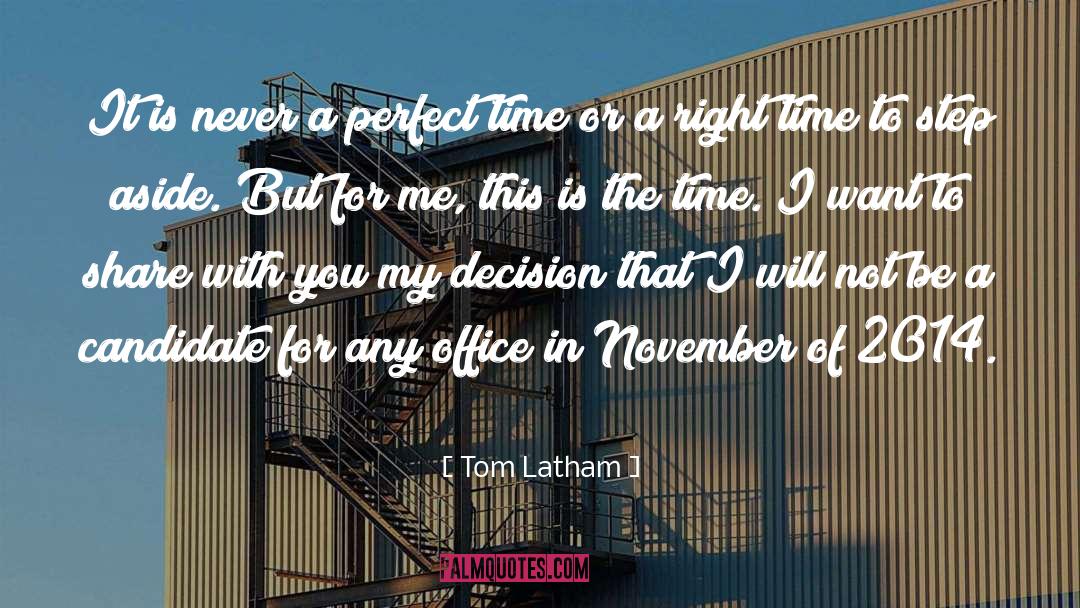 November 9 quotes by Tom Latham