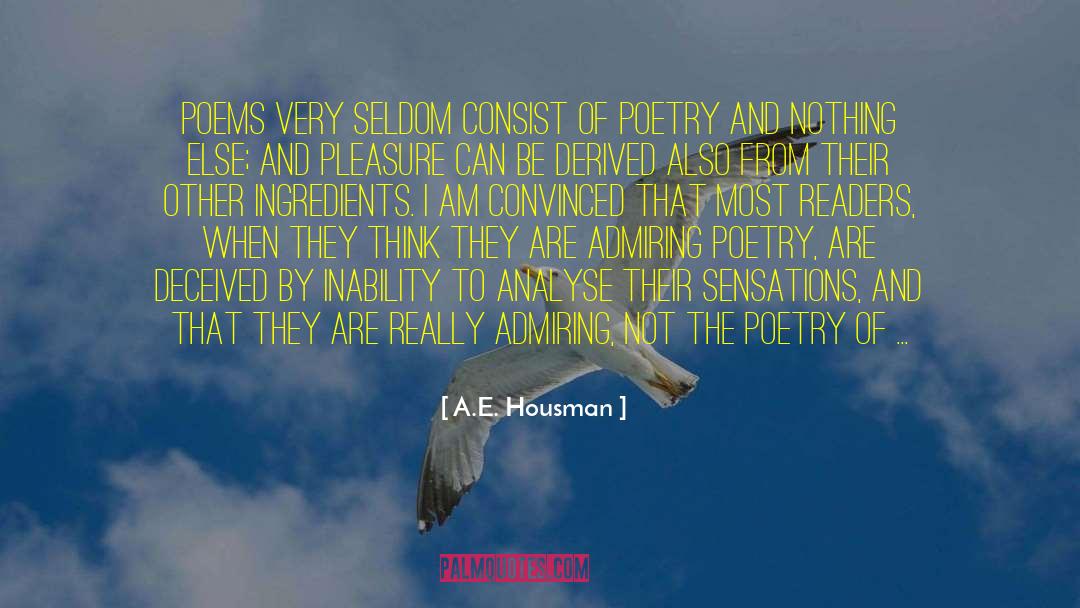 November Poems quotes by A.E. Housman