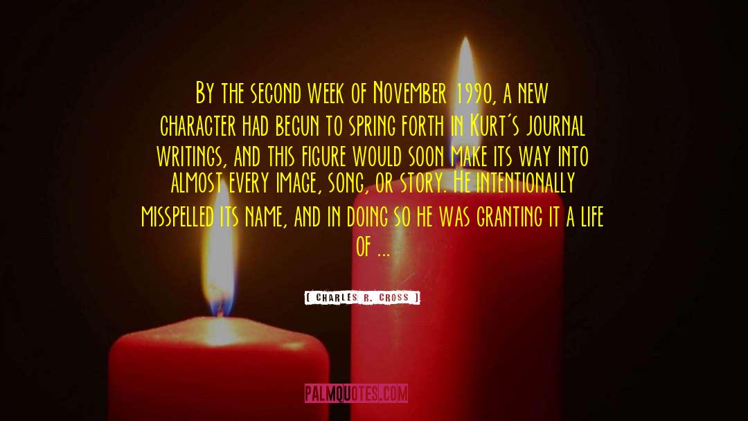 November quotes by Charles R. Cross