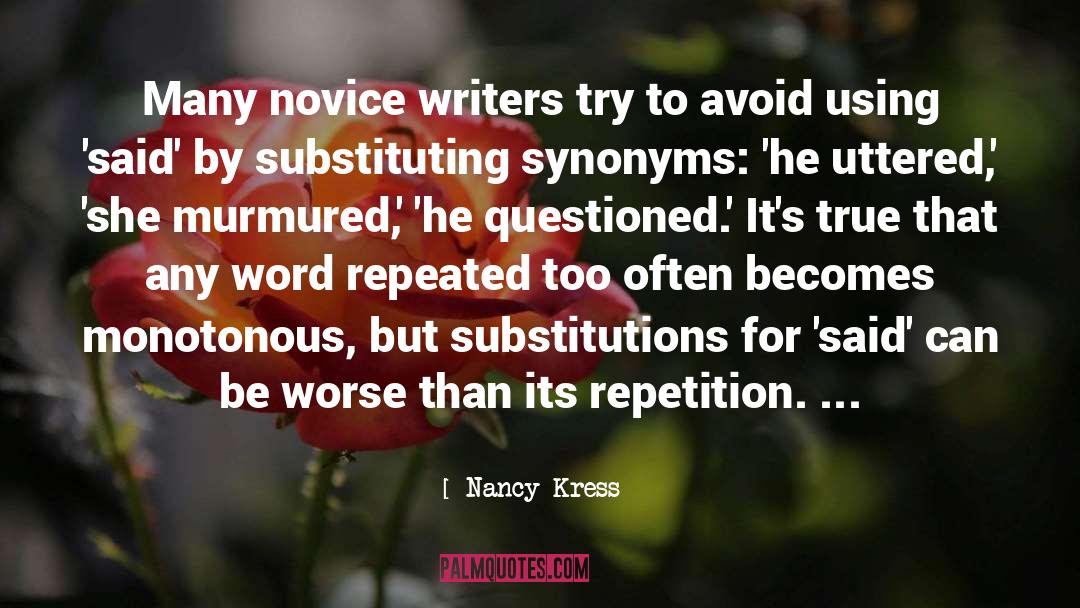 Novice quotes by Nancy Kress