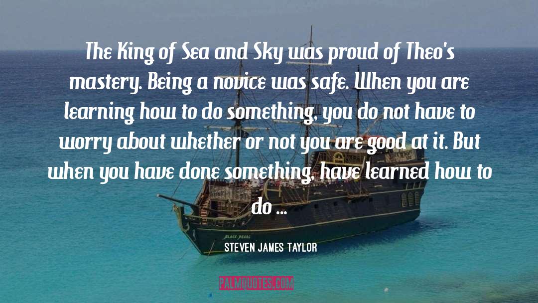 Novice quotes by Steven James Taylor