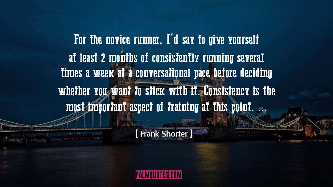 Novice quotes by Frank Shorter