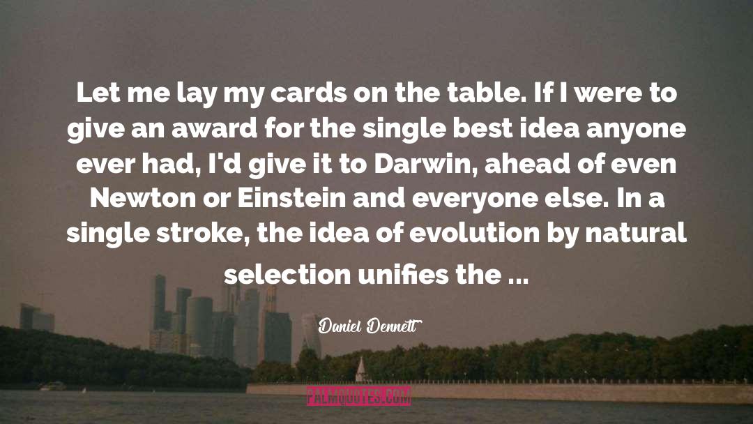 Novitski Award quotes by Daniel Dennett