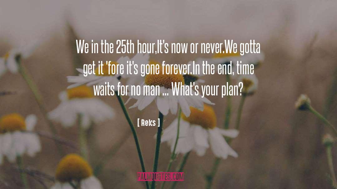 Now Or Never quotes by Reks