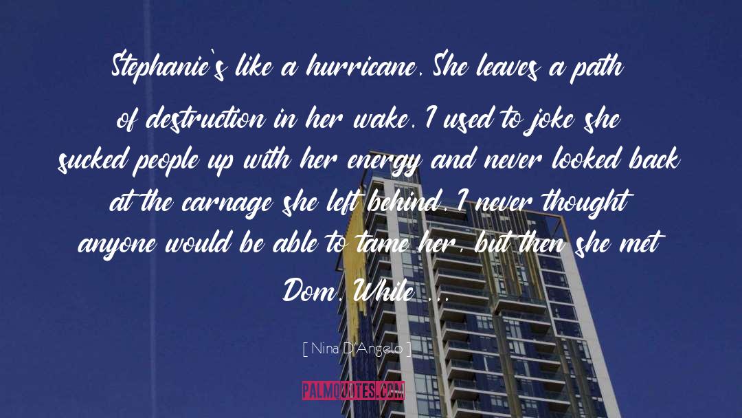 Nowhere To Hide quotes by Nina D'Angelo