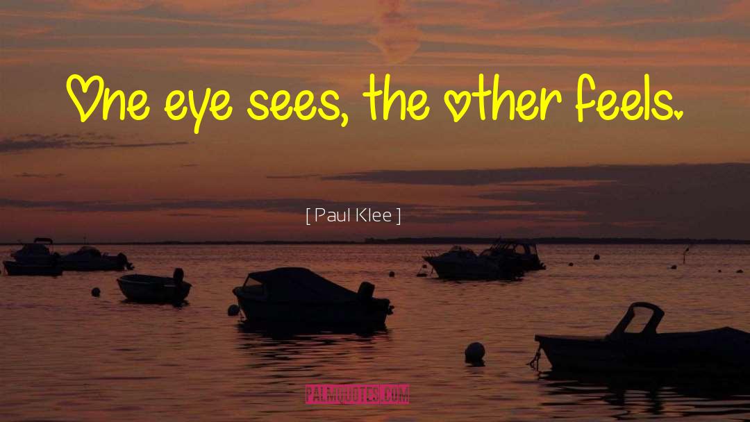 Noyce Eye quotes by Paul Klee