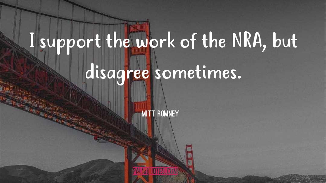 Nra quotes by Mitt Romney