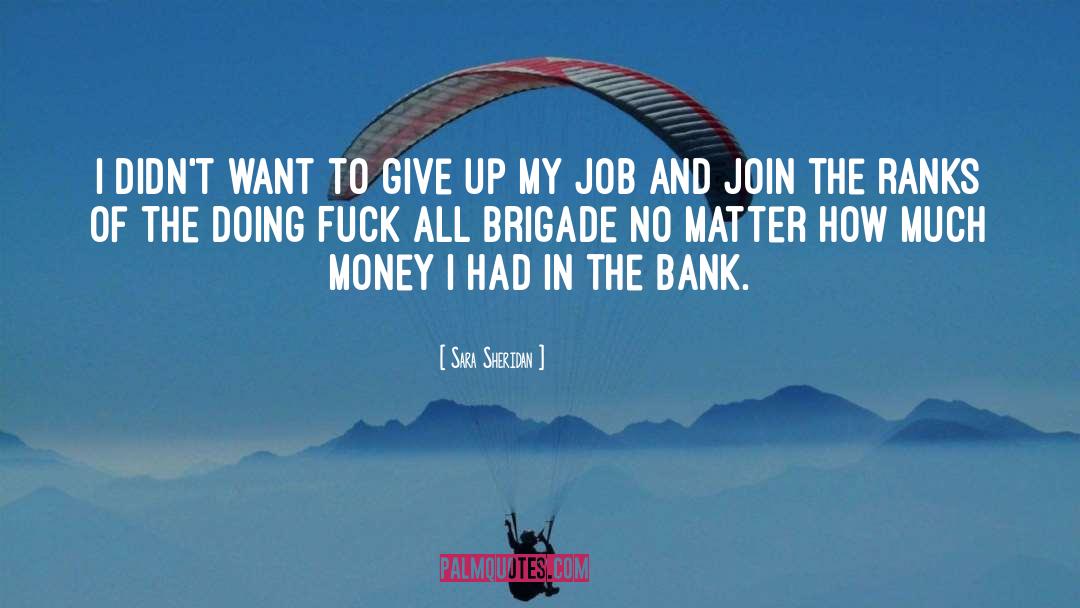 Nsia Bank quotes by Sara Sheridan