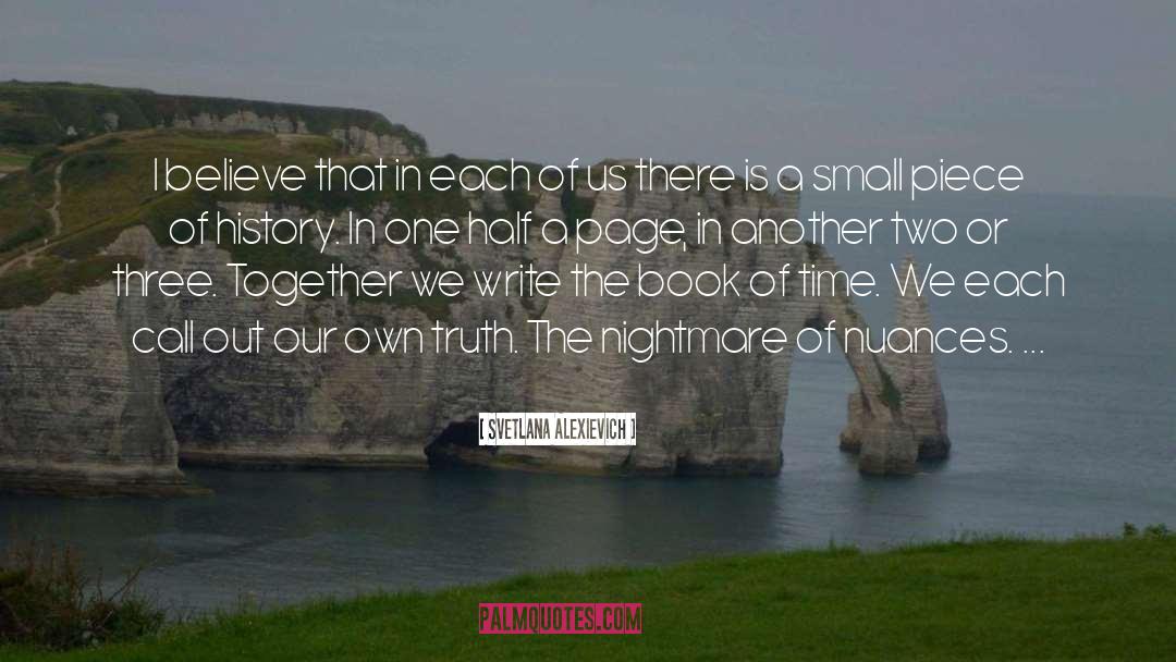 Nuances quotes by Svetlana Alexievich