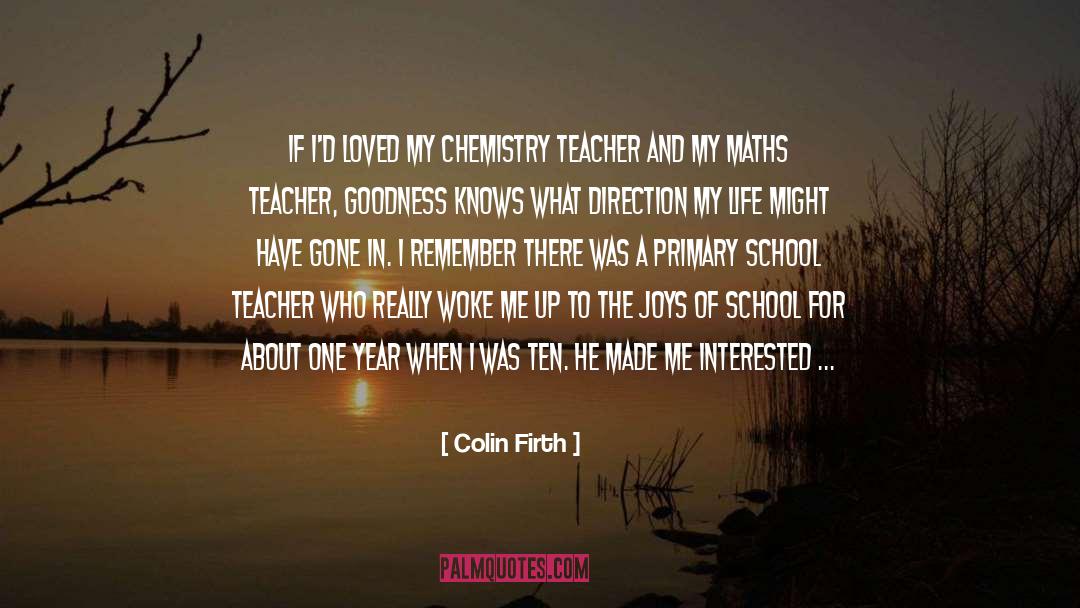 Nuclear Chemistry quotes by Colin Firth