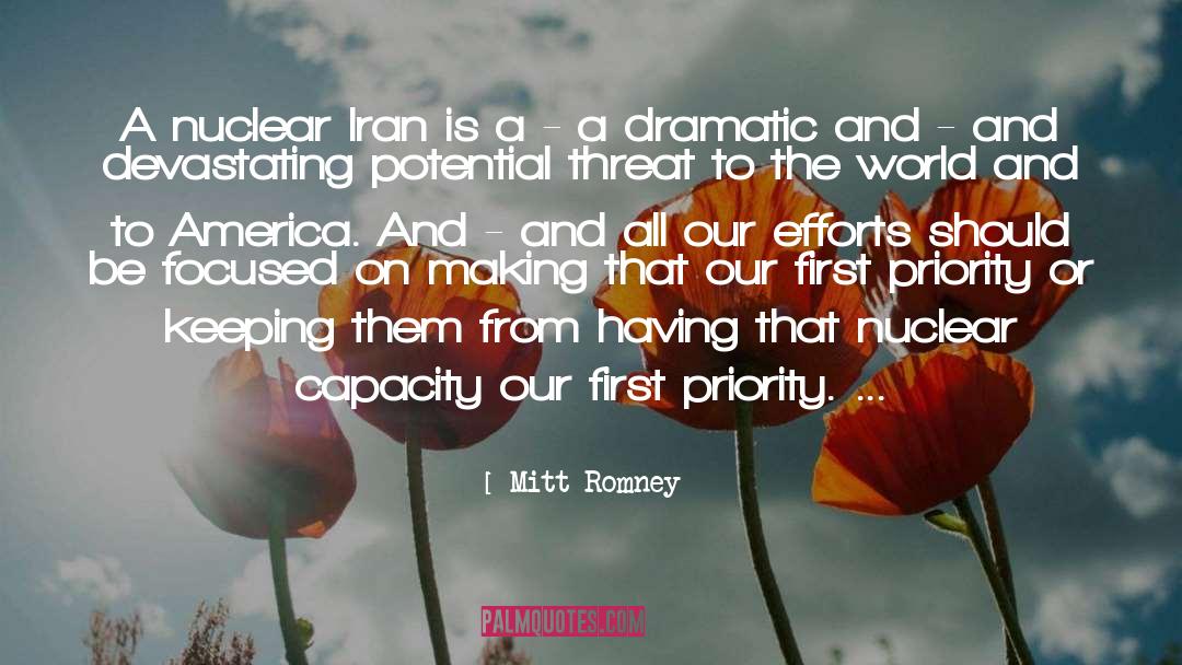 Nuclear Destruction quotes by Mitt Romney
