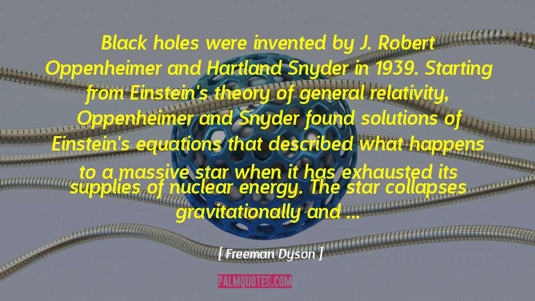 Nuclear Energy quotes by Freeman Dyson