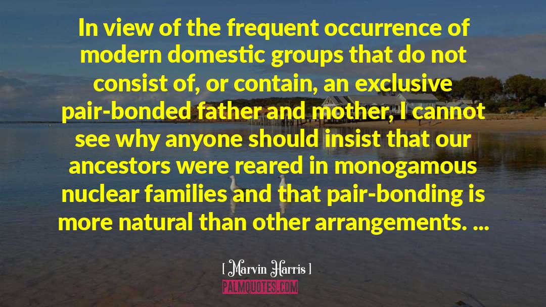 Nuclear Families quotes by Marvin Harris