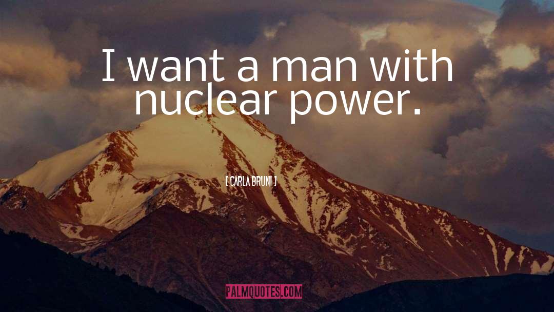 Nuclear Power quotes by Carla Bruni