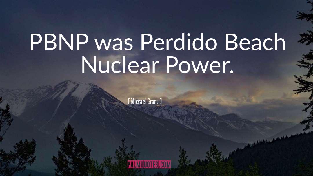 Nuclear Power quotes by Michael Grant