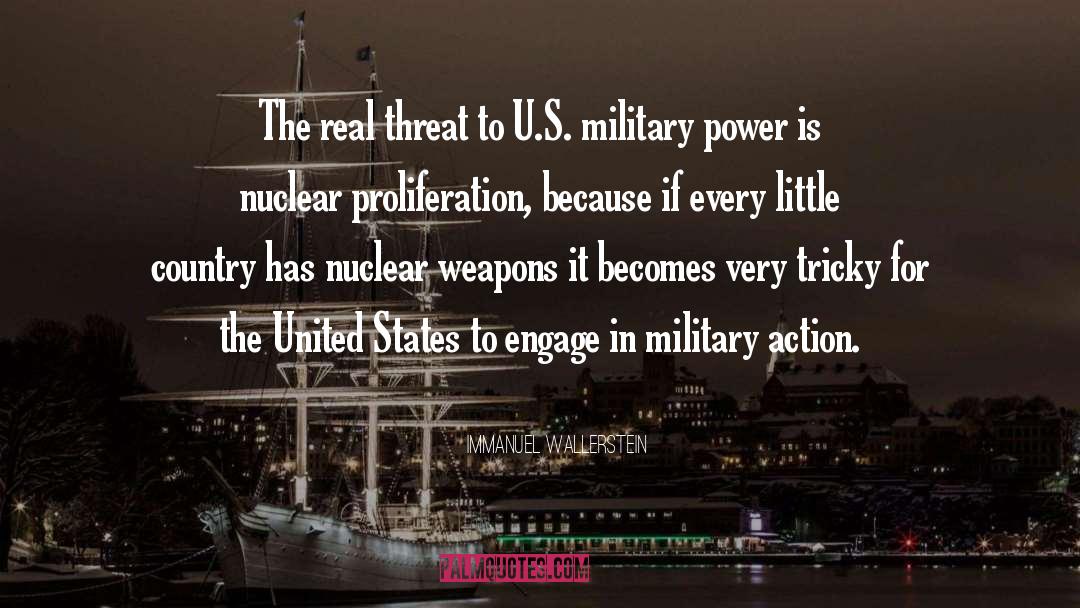 Nuclear Proliferation quotes by Immanuel Wallerstein