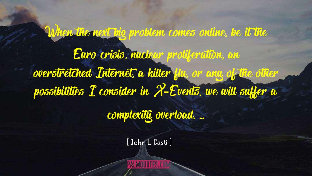 Nuclear Proliferation quotes by John L. Casti