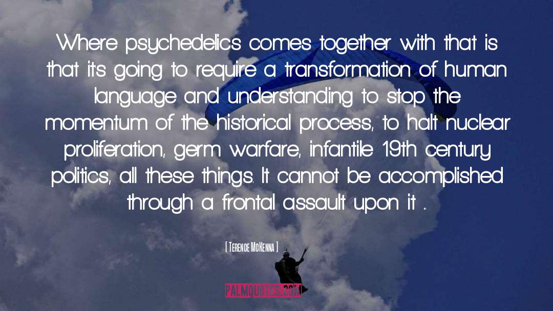 Nuclear Proliferation quotes by Terence McKenna