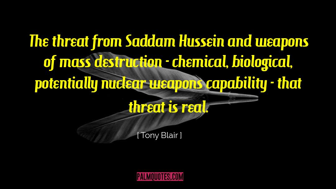 Nuclear Proliferation quotes by Tony Blair