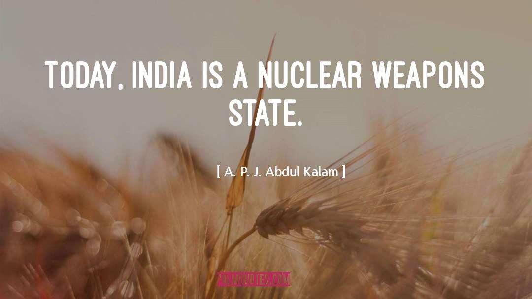 Nuclear Submarine quotes by A. P. J. Abdul Kalam