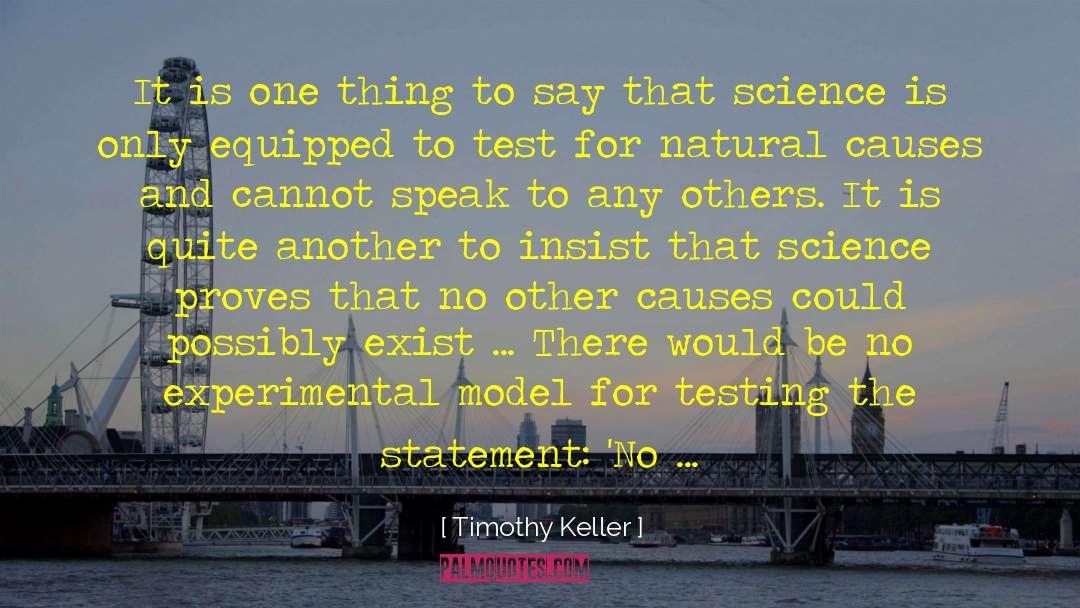 Nuclear Testing quotes by Timothy Keller