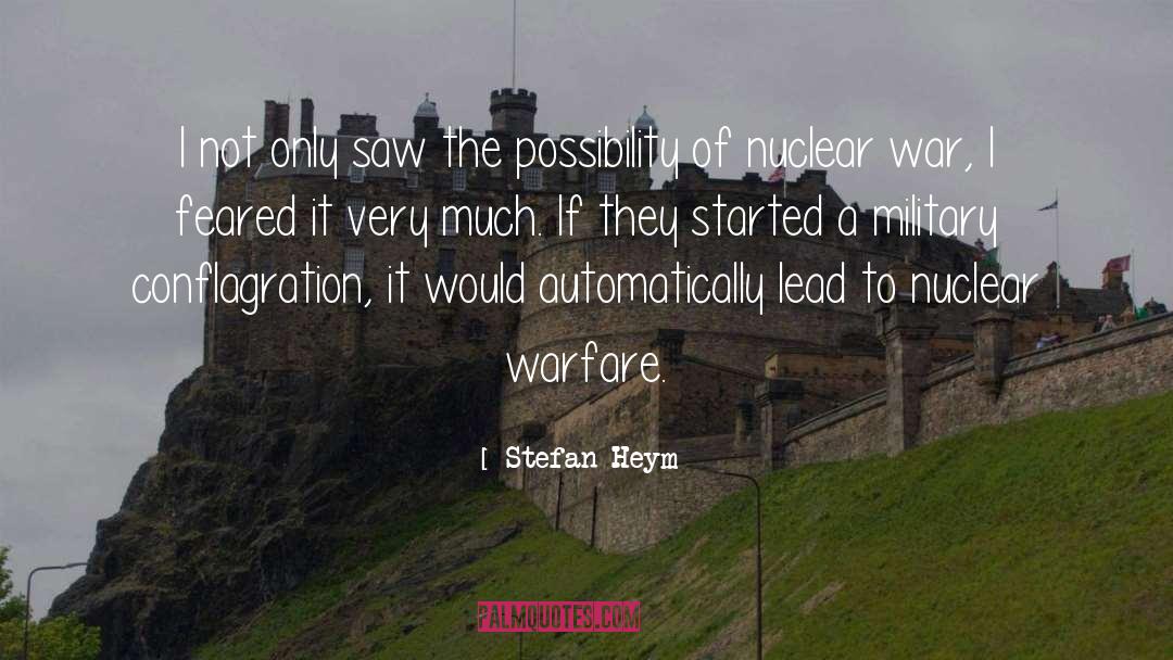 Nuclear War quotes by Stefan Heym