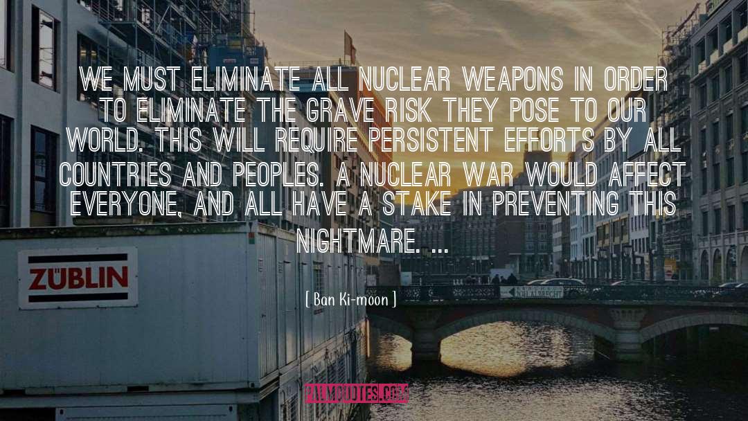 Nuclear War quotes by Ban Ki-moon