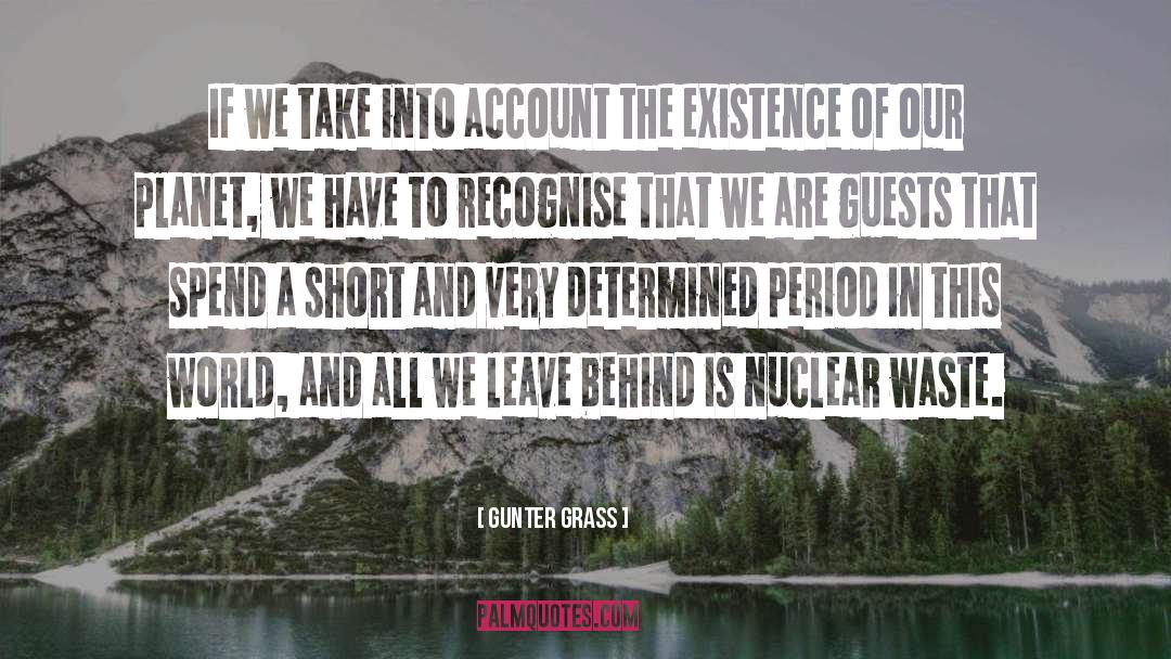 Nuclear Waste quotes by Gunter Grass