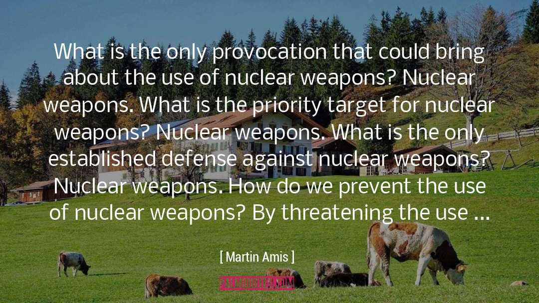 Nuclear Weapons quotes by Martin Amis