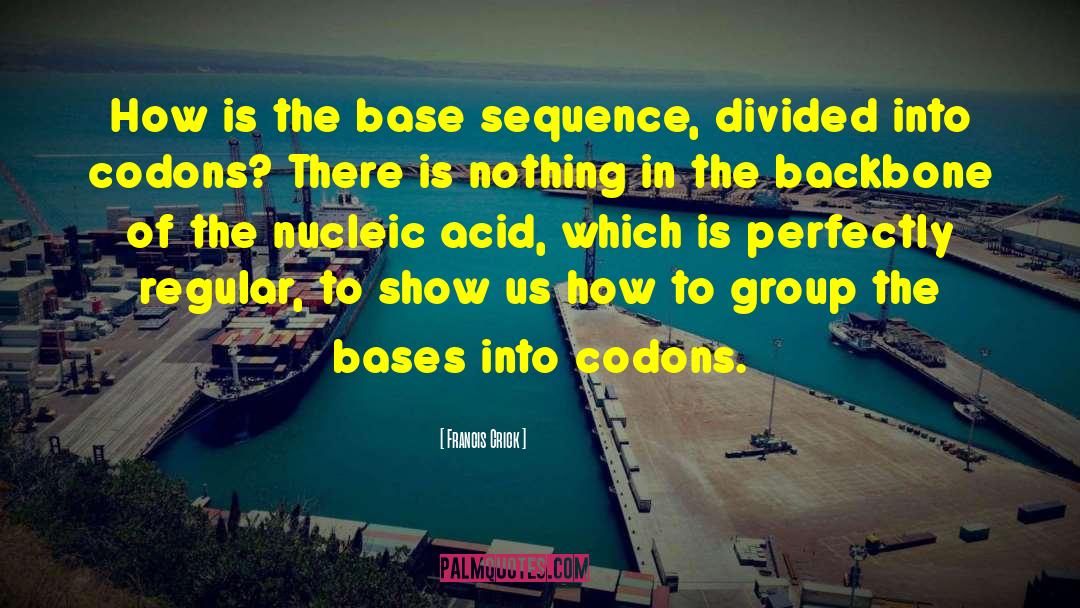 Nucleic Acids quotes by Francis Crick