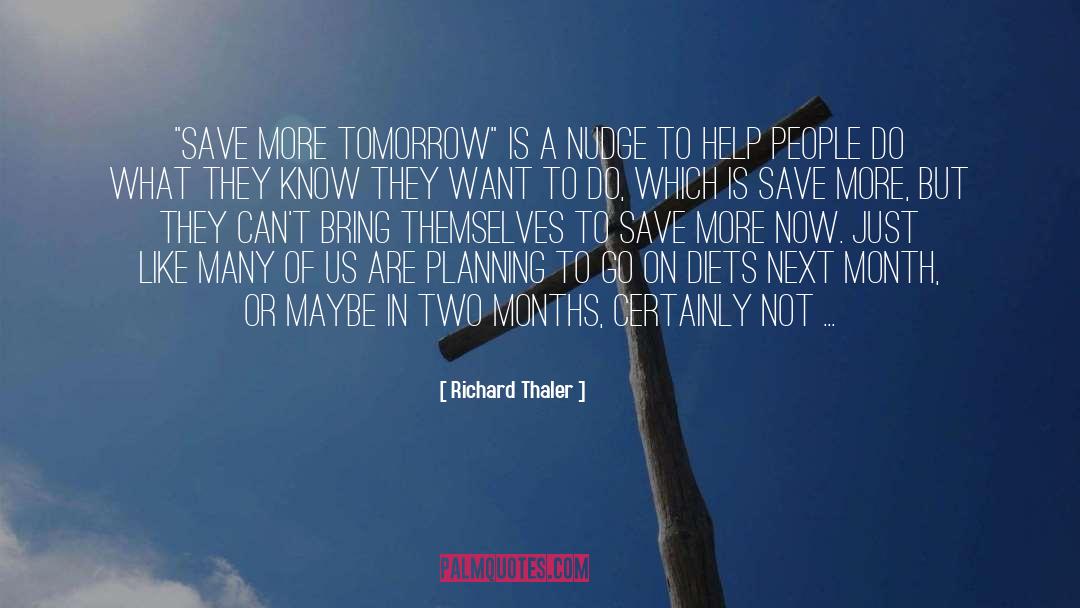 Nudge quotes by Richard Thaler