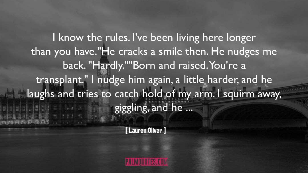 Nudge quotes by Lauren Oliver