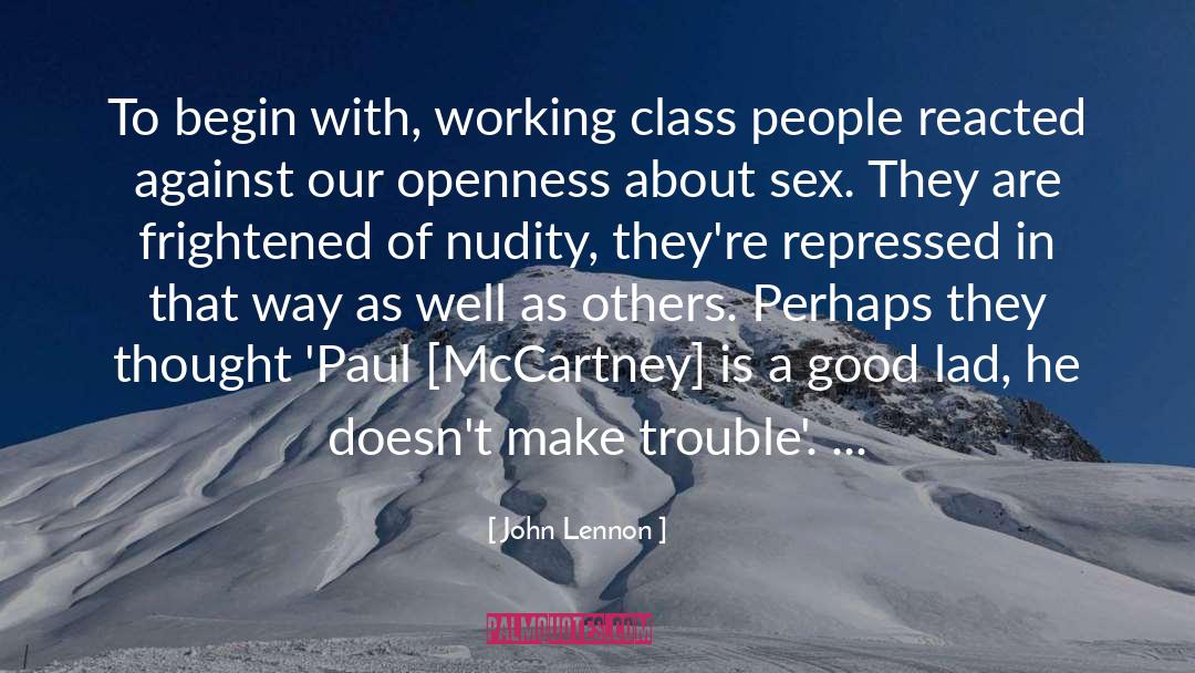 Nudity quotes by John Lennon