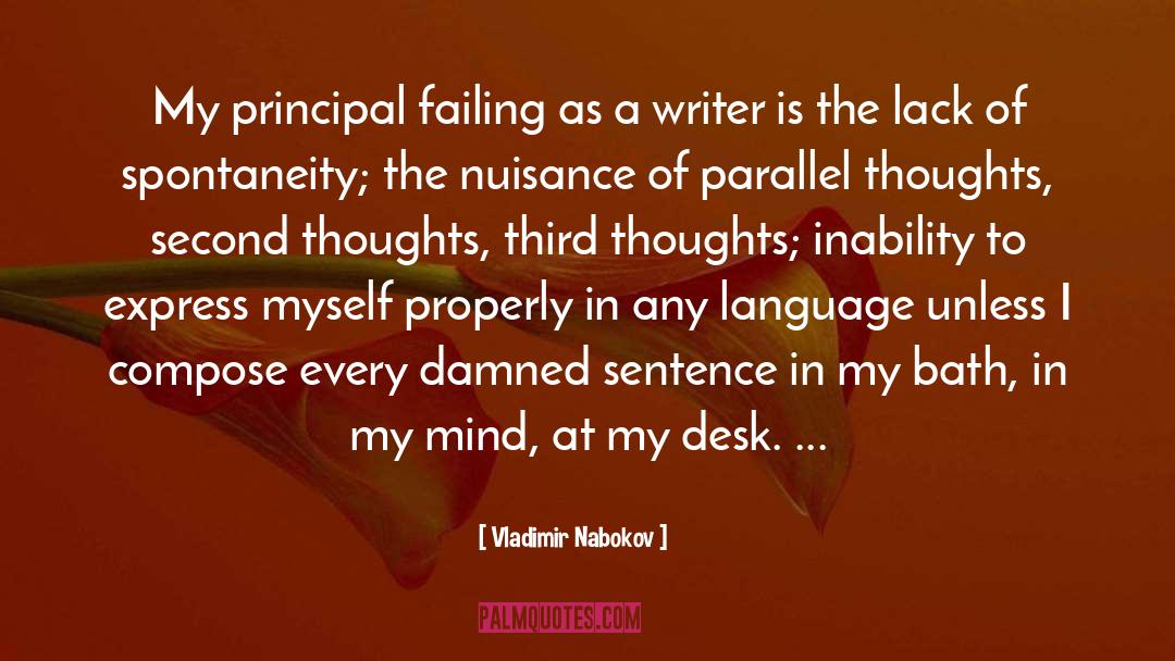 Nuisance quotes by Vladimir Nabokov