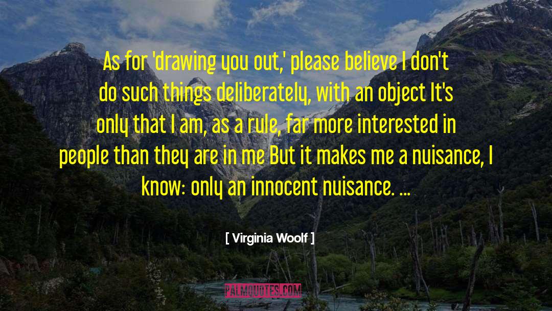 Nuisance quotes by Virginia Woolf