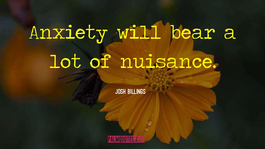 Nuisance quotes by Josh Billings