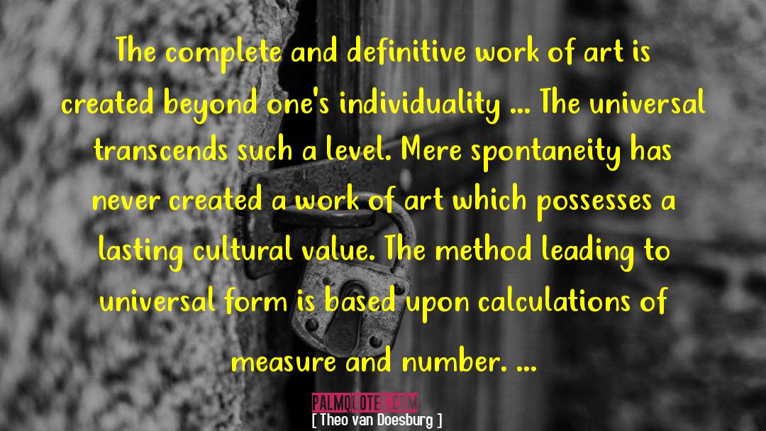 Number 6 quotes by Theo Van Doesburg