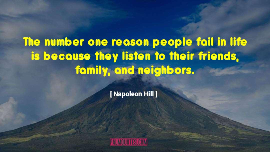 Number One Reason quotes by Napoleon Hill