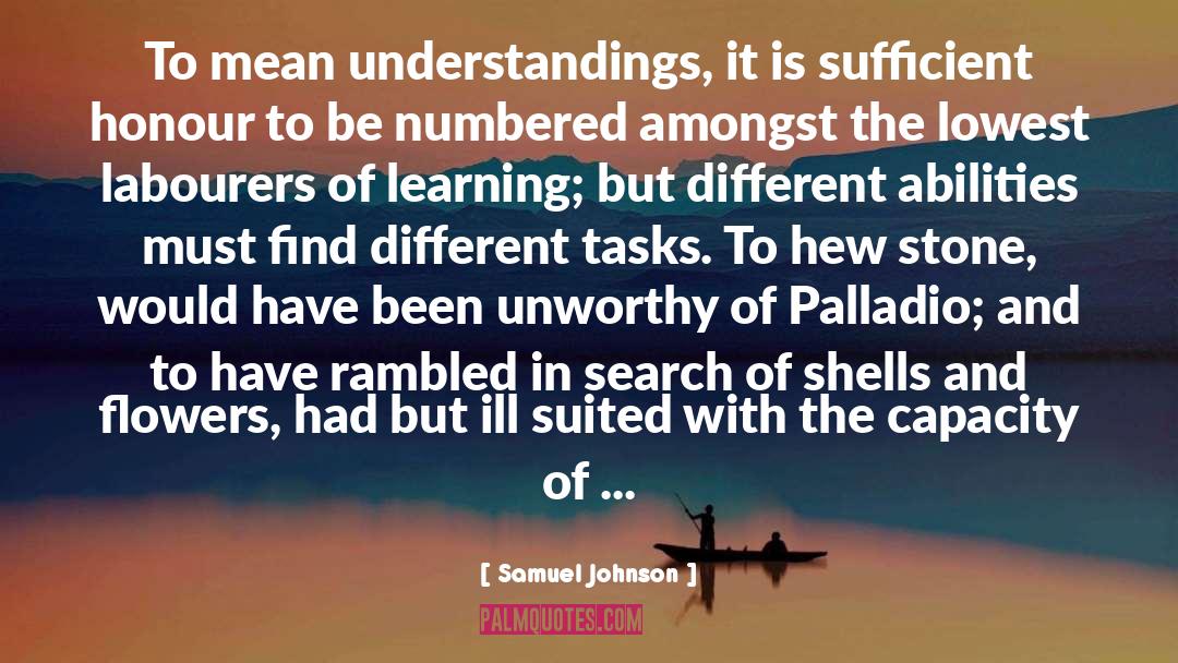 Numbered quotes by Samuel Johnson