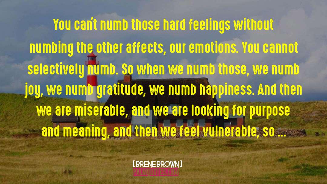 Numbing quotes by Brene Brown