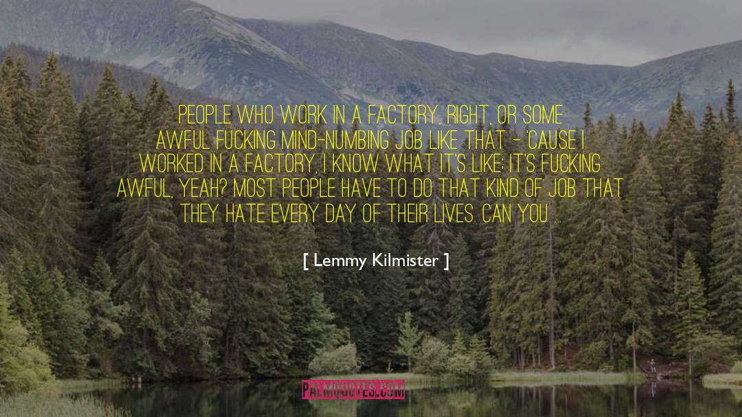 Numbing quotes by Lemmy Kilmister